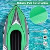 11.5 Feet Inflatable Kayak 2 Person Heavy Duty with Aluminum Paddles